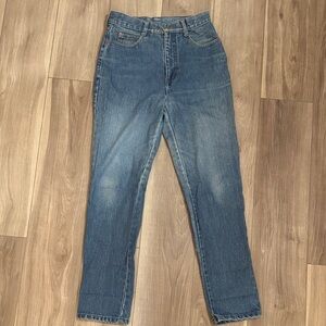 Steel Classic Blue Straight Leg Women's Jeans Vintage 90s